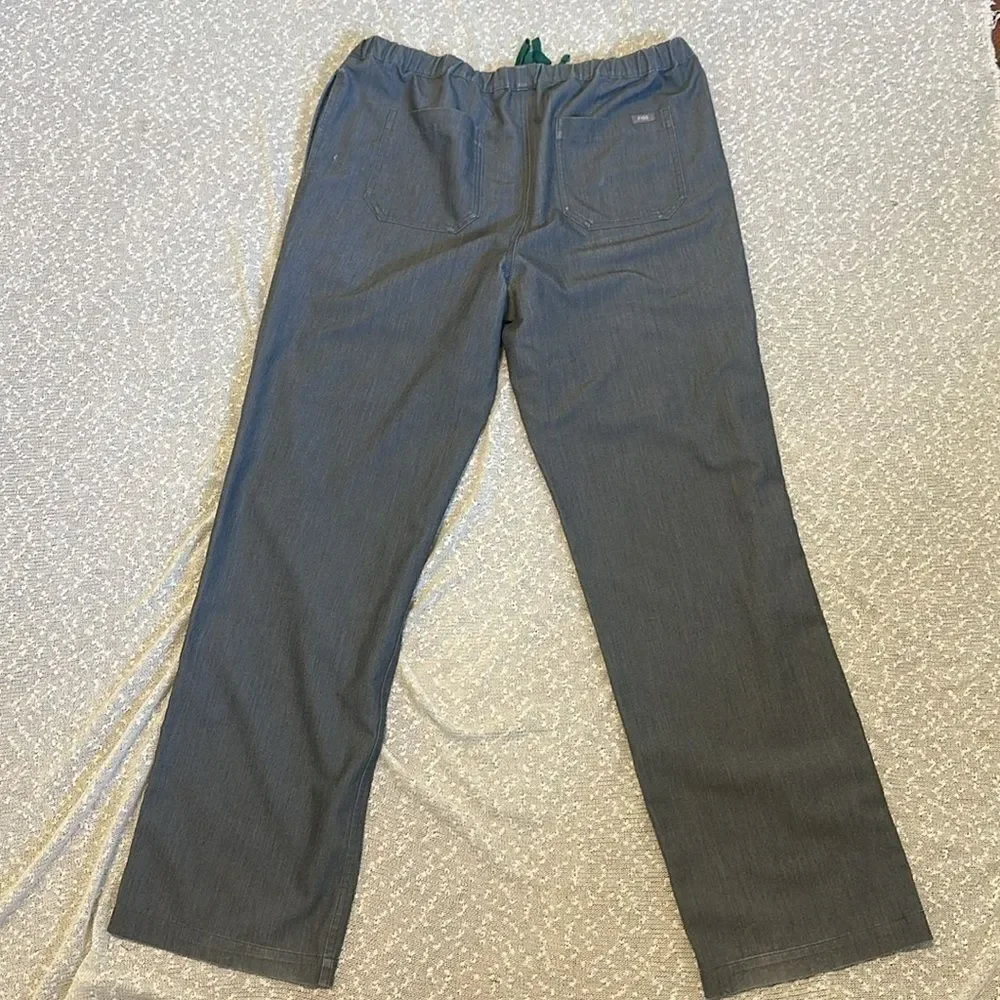FIGS Pisco Basic Scrub Pants Graphite Gray MEN'S LARGE